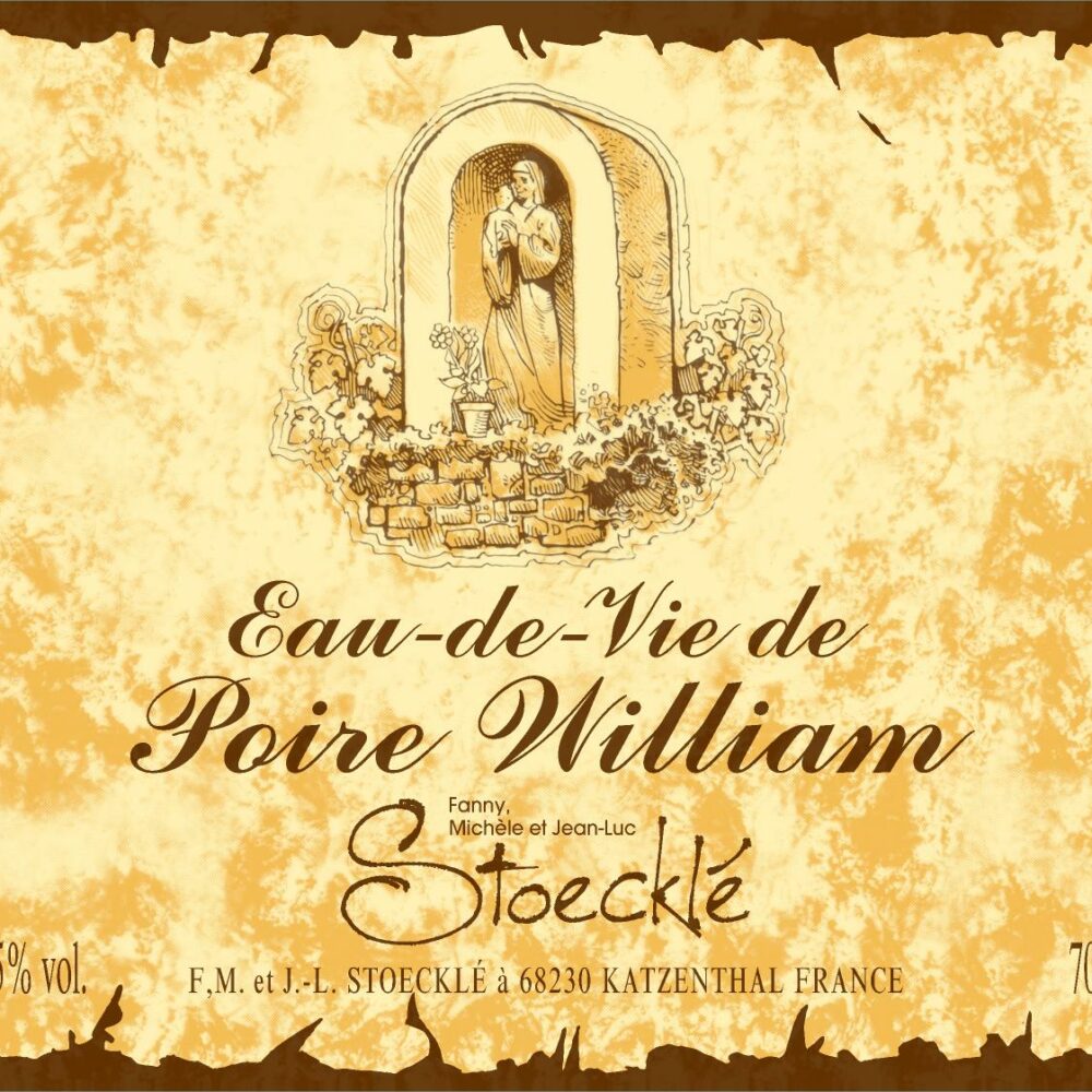 Eau de vie de Poire - Domaine Stoecklé - 70 cl