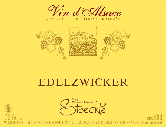 Edelzwicker - Domaine Stoecklé - 75 cl
