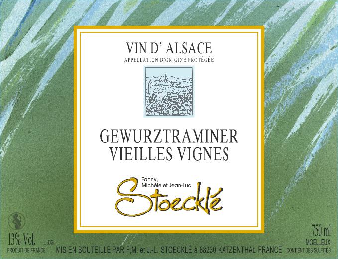 Gewurztraminer "Vieilles Vignes" - Domaine Stoecklé - 75 cl