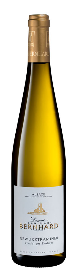 Gewurztraminer Vendanges tardives domaine Bernhard vin biologique vin blanc moelleux vin d’Alsace, Alsace moelleux